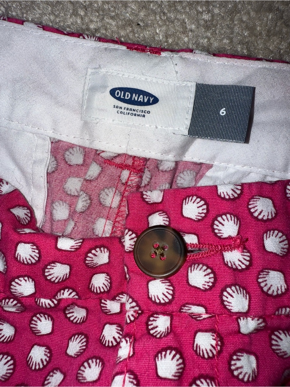 Pink Seashell Shorts - Picture 3 of 4